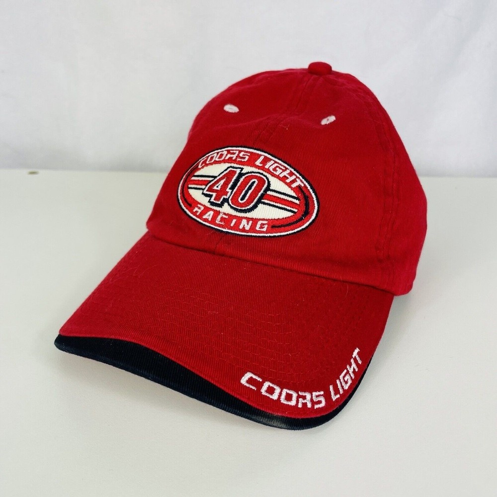 Coors Light Racing Nascar 40 Sterling Marlin 40 Embroidered‎ Signed Hat Cap OSFM